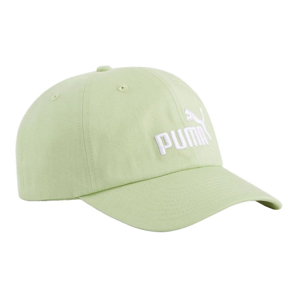 Бейсболка спорт. PUMA ESS No.1 BB 02435719, 100% хлопок, светло-зеленый