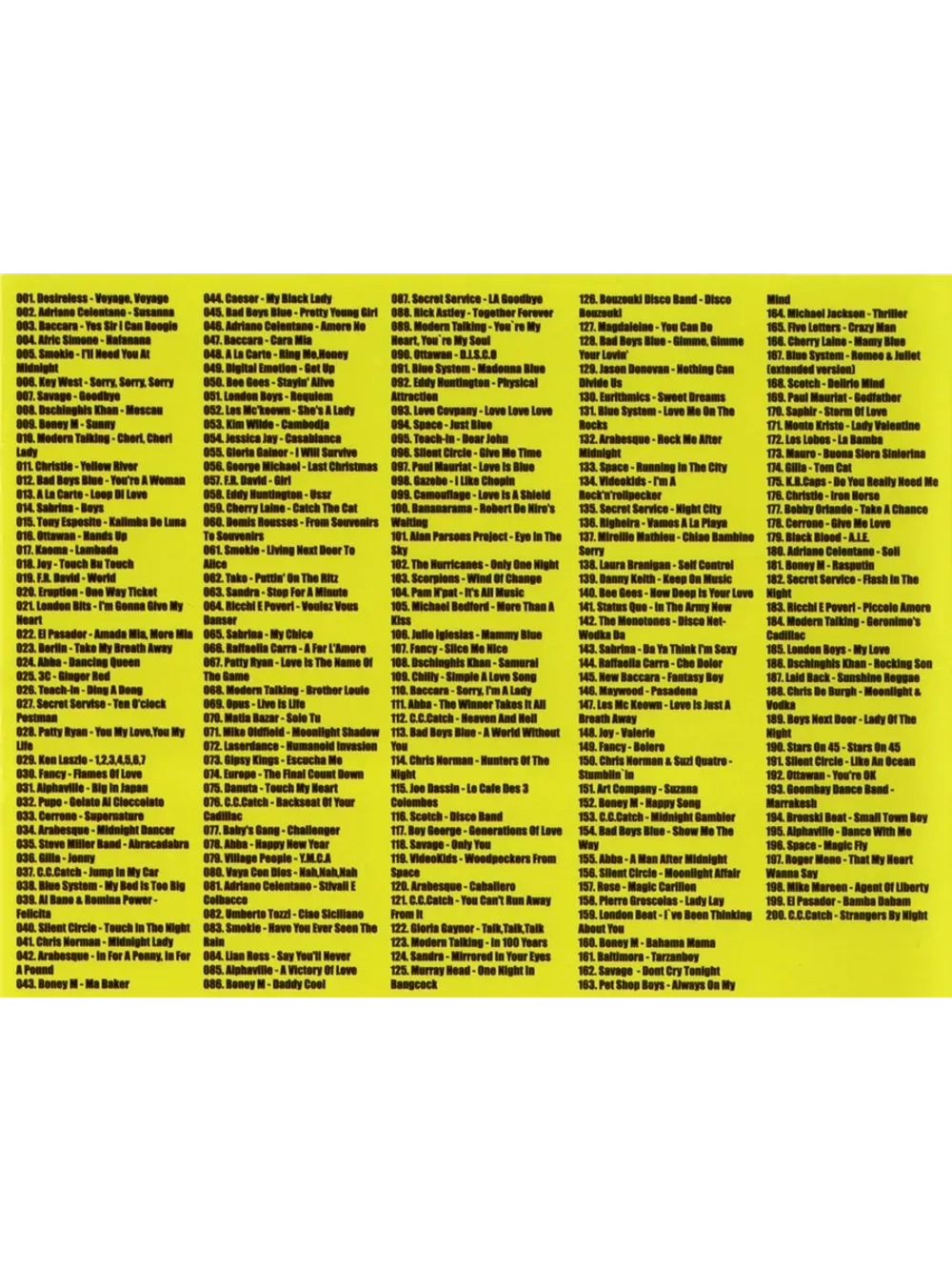 DISCO Дача Дискотека 80-х (зарубежная) (MP3 Флешка)