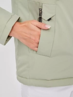 Куртка демисезонная больших размеров с капюшоном