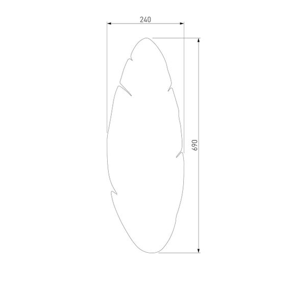 Настенный светильник TK Lighting 5565 Hoja