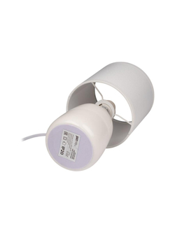 Светильник настольный JH2-02-wh E14 IP20 130х130х255мм керамика; ткань; PVC-пластик бел. JazzWay 5062313