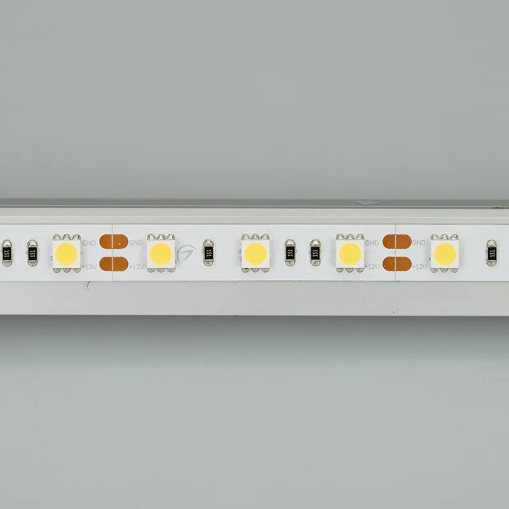 Светодиодная лента RT 2-5000 12V White6000 2x (5060, 300 LED, LUX) (Arlight, 14.4 Вт/м, IP20) 012339(B)