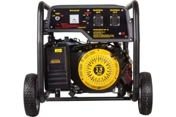 Бензиновый генератор HUTER DY6500LX с колесами