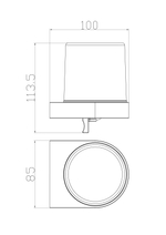 Дозатор мыла WONZON & WOGHAND, Брашированное золото (WW-5251-BG)