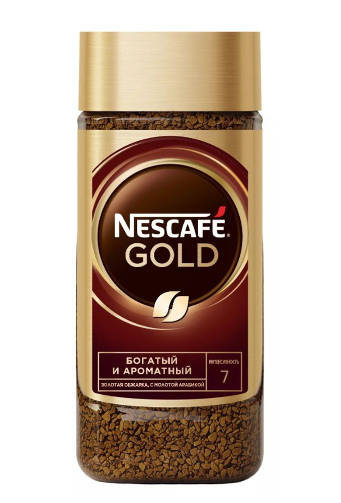 Кофе &quot;NESCAFE Gold&quot; 95г. банка - купить с доставкой по Москве и области