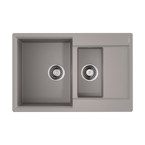 кухонная мойка Omoikiri Daisen 78-2T-GR Tetogranit/leningrad grey