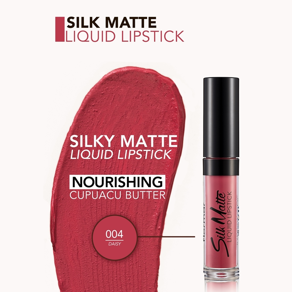 flormar Silk Matte - Стойкая матовая жидкая помада, 4,5 ml