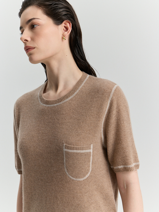 Кашемировая футболка