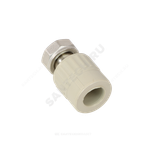 Муфта PP-R комбинированная серая Дн 25х3/4" с накидной гайкой VALFEX 10139025Г