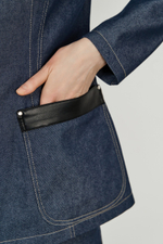 Жакет джинсовый