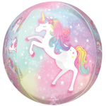 Шар Фольгированный Единорог Спящий 3D (Розовый)