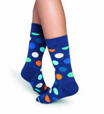 Носки унисекс Big Dot Sock в крупный цветной горох (Размер: 29) (Цвет: черный)