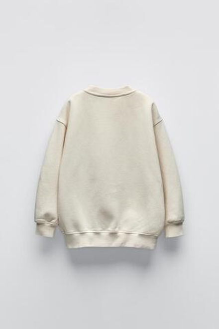 ZARA ТОЛСТОВКА С ПРИНТОМ 101 DÁLMATAS © DISNEY, ЭКРЮ