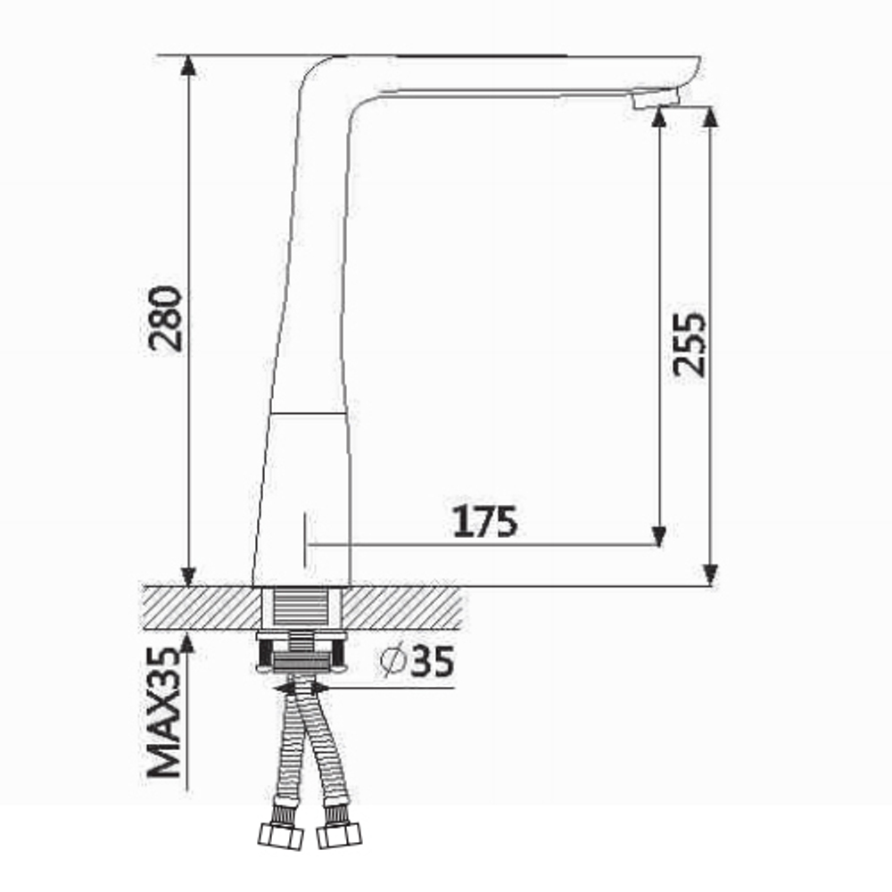 Смеситель для кухни Oute T10 T10213B