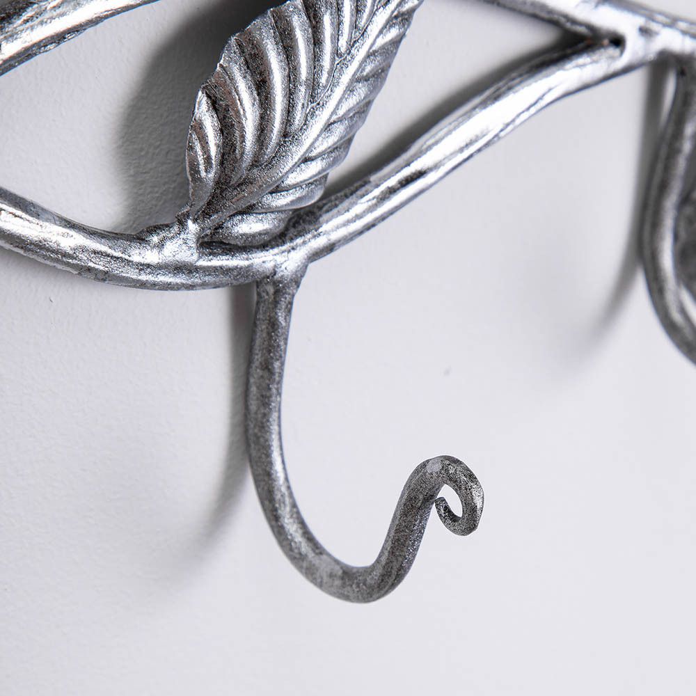 Вешалка настенная "Терра Гаэта" (с 3-мя крючками) Античное серебро
