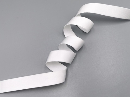 Бретелечная резинка, Lauma, 20 мм, белая, без фестонов, (Арт: BR640/20-001), м