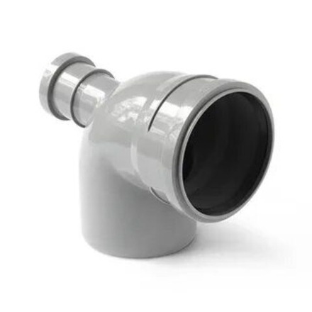 Отвод ПП 110  90° с выходом 50 (фронт.) Политэк