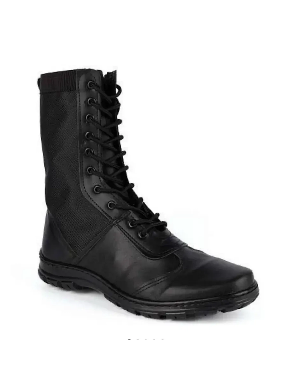 Берцы комбинированные кожанные