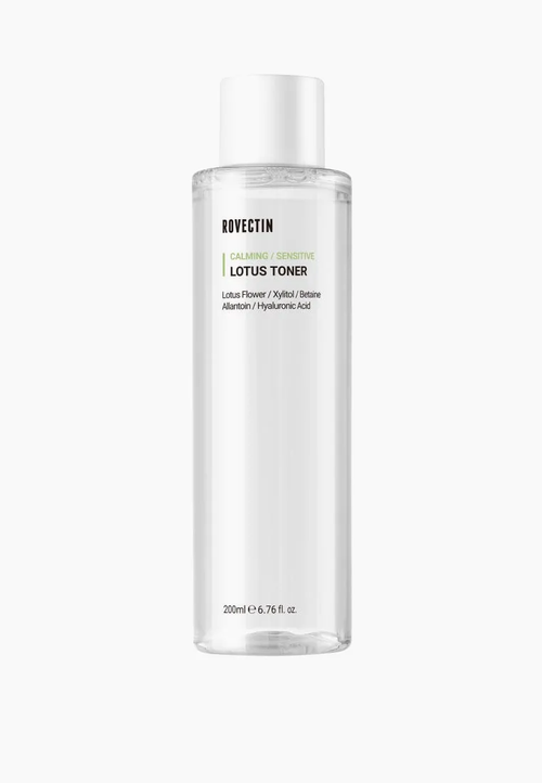 Rovectin Успокаивающий тонер для лица с экстрактом лотоса - Calming Lotus Toner, 200мл.