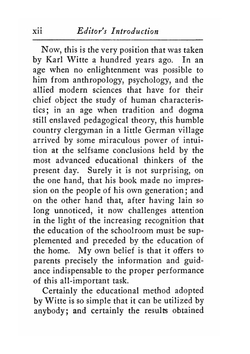 The education of Karl Witte. Or, The training of the child | Karl Heinrich Gottfried Witte; H. Addington Bruce; Leo Wiener