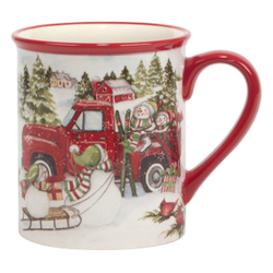 Кружка 470мл Certified International Corp Домой на Рождество Встреча друзей