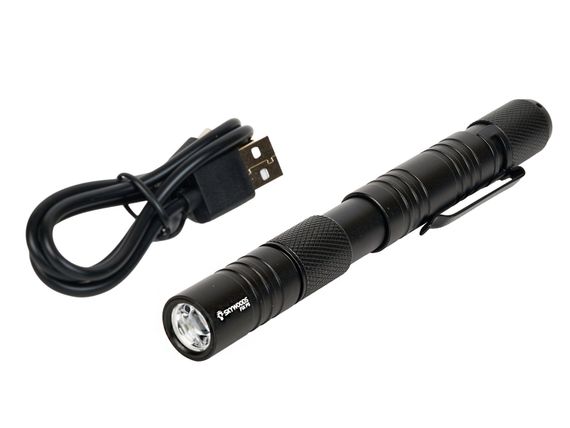 Фонарь-ручка Skywoods Penlight Fix P5 Long 360 люмен, фокусировка луча, Type-C