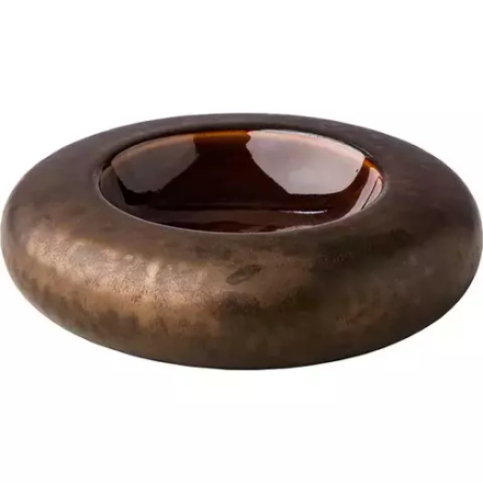 Салатник «Ро дизайн бай кевала» для презентаций керамика 100мл D=17,H=5см коричнев