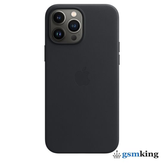 Apple Leather Case with MagSafe iPhone 13 Pro Max Midnight «Тёмная ночь» MM1R3ZE/A