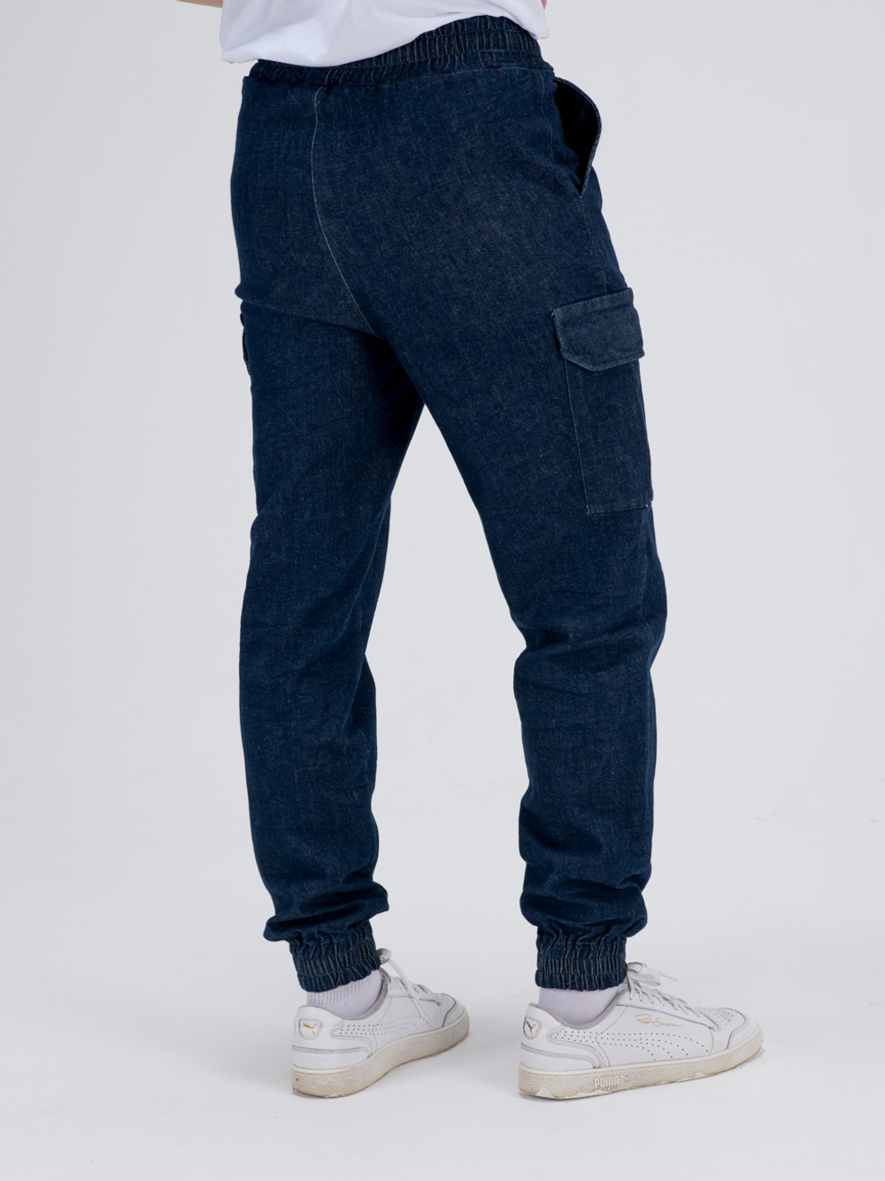Джоггеры карго джинсовые. Деним