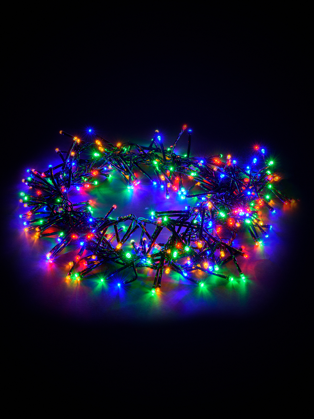 Гирлянда светодиодная "Мишура" 3 м, 320LED, многоцветн., 8 режимов, 250 В, IP20, TDM SQ0361-0092