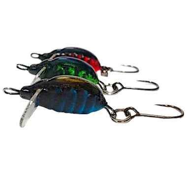 Воблер Жук 3d 1.0г 23мм (Руч.работа) в ассортименте (Белоречье)