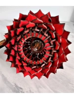 Настольный светильник из фанеры в стиле лофт "Шишка"