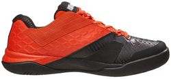 Детские теннисные кроссовки Wilson Glide Jr - black/tomato red/black