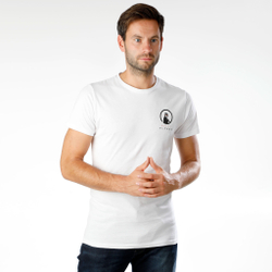 Мужское теннисное поло Quiet Please Overruled Monkey T-Shirt Men - White, Multicoloured