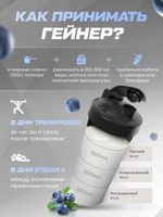 Гейнер высокобелковый / черничный йогурт / 1500 гр 15 порций