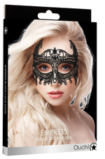 Черная кружевная маска ручной работы Empress Black Lace Mask (Цвет: черный)