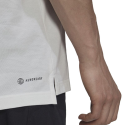 Мужская теннисная футболка Adidas Clubhouse Ballin Tennis T-shirt - white