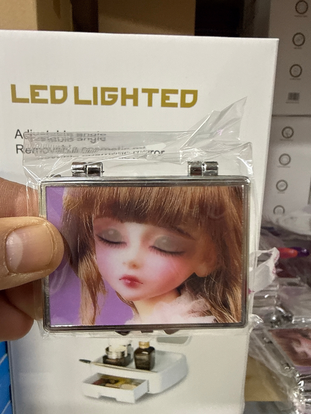 Зеркало карманное