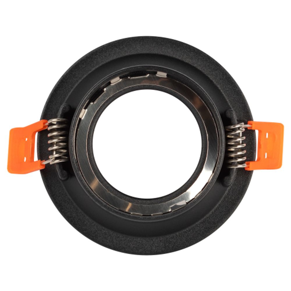 Светильник встраиваемый алюминиевый ЭРА KL97 BK под лампу MR16 GU5.3 черный