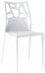 Стул пластиковый Papatya Ego-Rock, белый