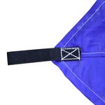 Палатка зимняя куб СЛЕДОПЫТ, 1,9х1,9,  h-2,05 м, S по полу 3,6 кв.м, 3 слоя, цв. синий/белый