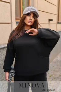 Костюм 436-черный Minova