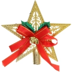 Верхушка на ёлку «Сияющая звезда» 10 см, золото