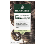 Herbatint, 7D, стойкая гель-краска для волос, золотой блонд, 135 мл (4,56 жидк. унции)