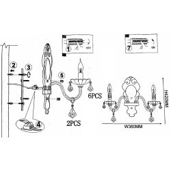 Бра Rainbow Wall By Imperiumloft