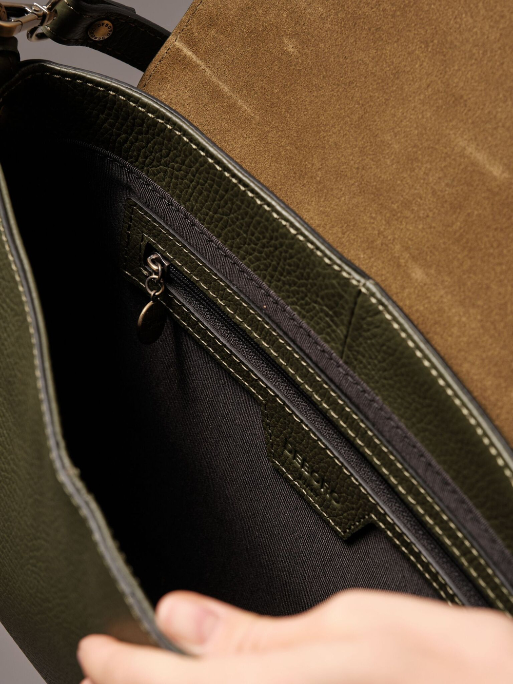 Сумка кожаная на плечо Deboro 30181 залари