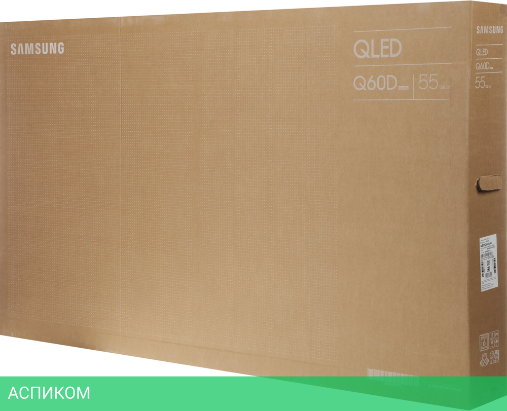 Телевизор QLED Samsung 55" QE55Q60DAUXRU