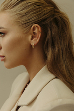 Кафф "Прямоугольник" в золочении