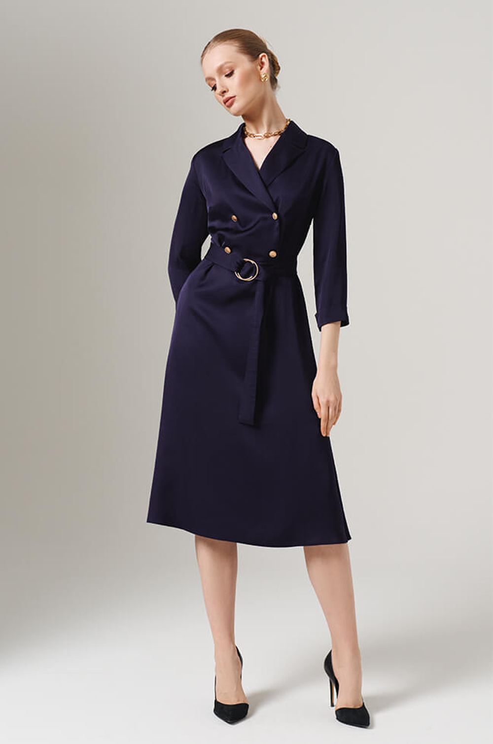 51627 Платье женское (синий)