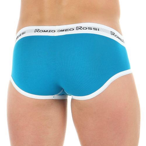 Мужские трусы брифы бирюзовые Romeo Rossi RR366-10
